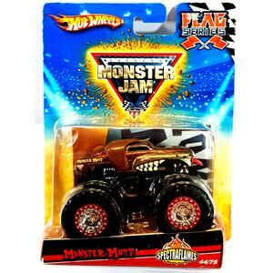 Hot Wheels Monster Jam Flag Series MONSTER MUTT #44/75, New, See Pics/Descr.